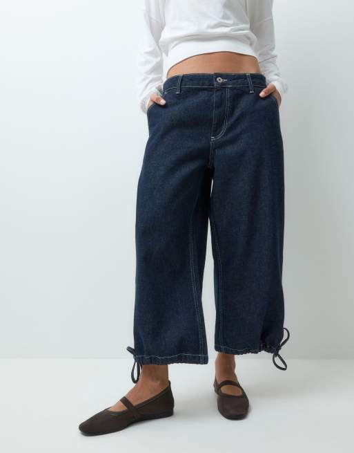 COLLUSION lång culotte i rinse denim, 2 av 5