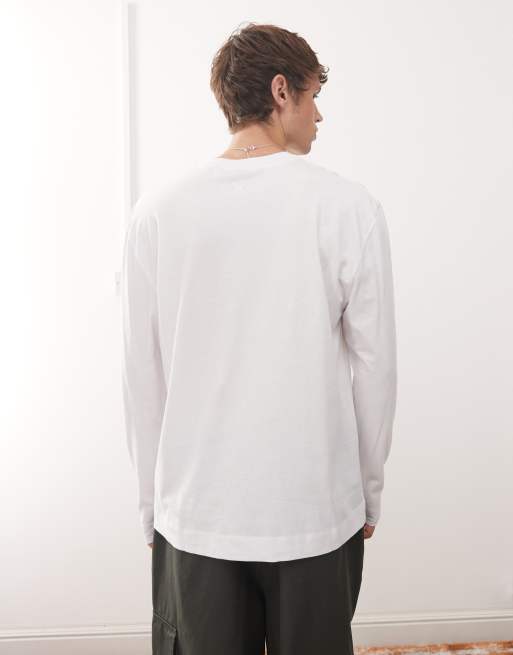 COLLUSION – Langärmliges Shirt in Weiß, 3 von 4