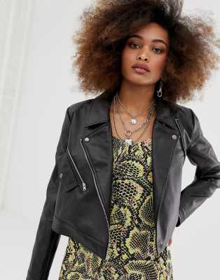 asos collusion leather jacket