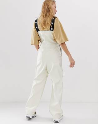 asos white dungarees