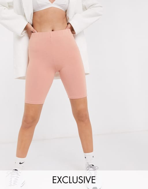 COLLUSION - Leggingshort in bruin