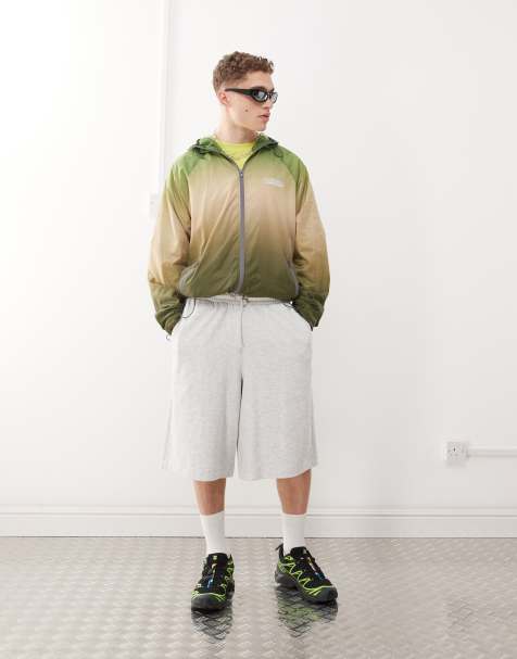 COLLUSION – Leichte Jacke in Khaki mit Farbverlauf und Kapuze - view 1