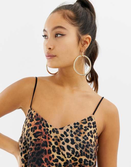 Leopard best sale camisole dress