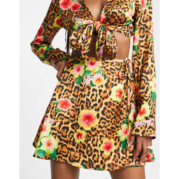 Collusion cheap leopard dress