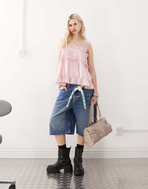 COLLUSION – Ljustvättade jorts i denim - view 1