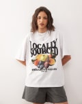 [Collusion] COLLUSION Locally Sourced Fruits tee-White XS WHITE