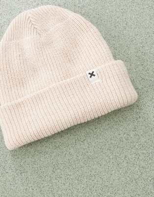 Collusion Logo Beanie In White