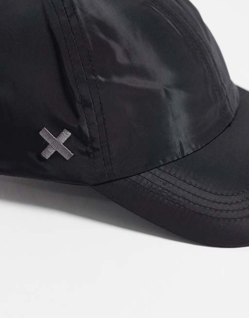 COLLUSION logo embroidered cap in black, 2 of 3