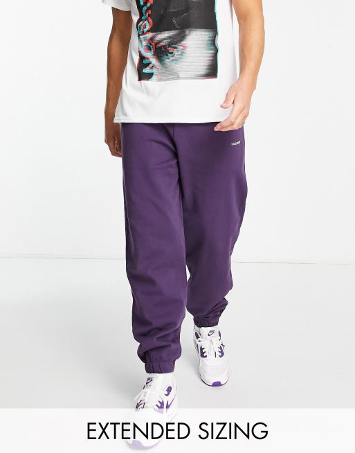 Dark store purple sweatpants