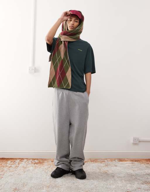 COLLUSION logo t-shirt in dark green