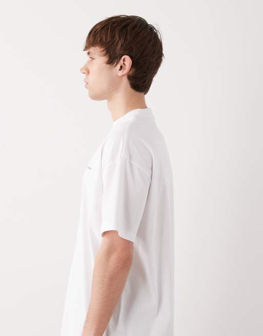 COLLUSION logo T-shirt in white, 4 of 5