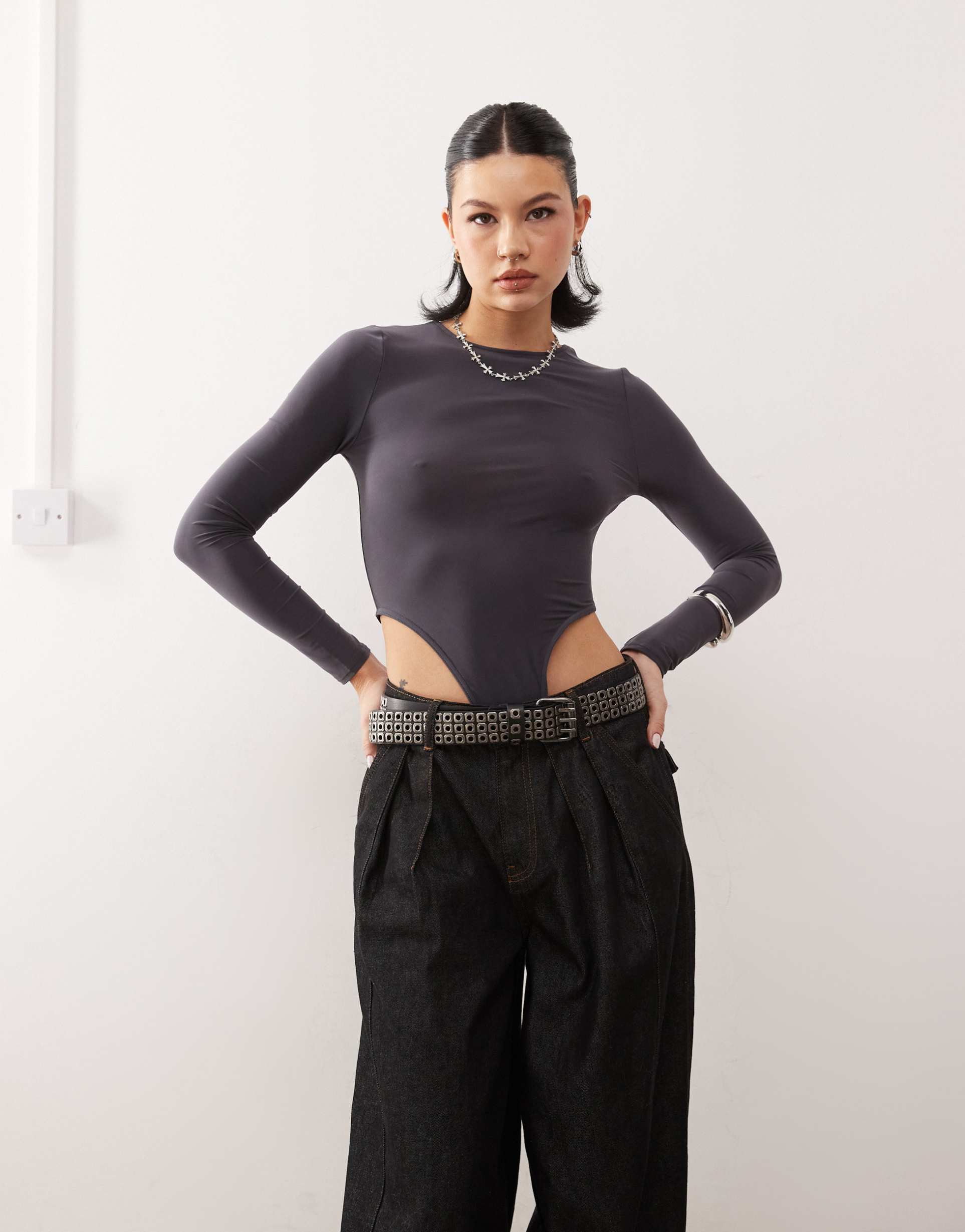 collusion long sleeve bodysuit