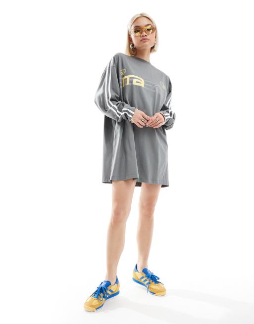 Oversized long sleeve shirt dress sales