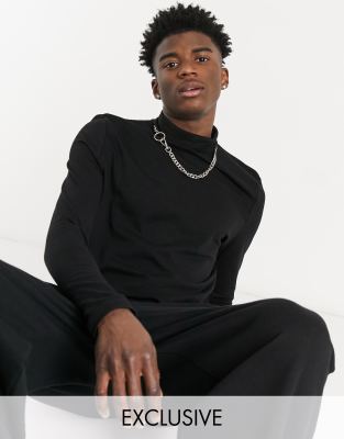 slim fit roll neck
