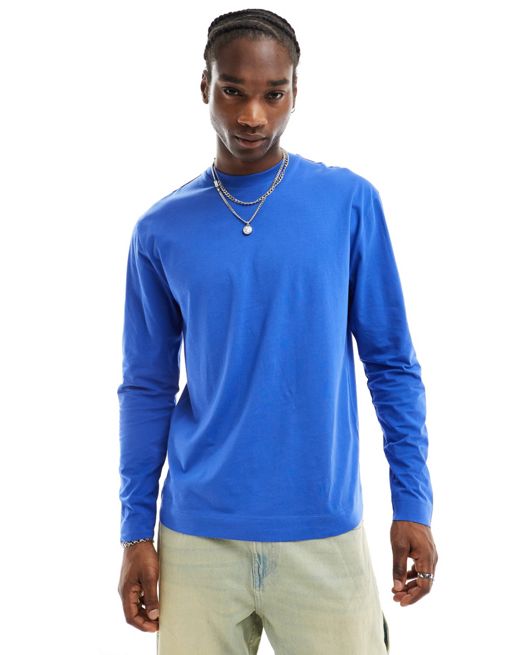 COLLUSION long sleeve T-shirt in blue