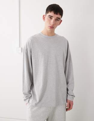 Collusion Long Sleeve T-shirt In Gray