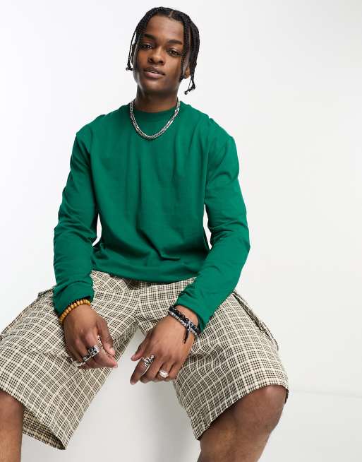 COLLUSION long sleeve T-shirt in green