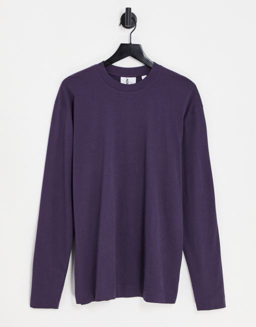 COLLUSION long sleeve t-shirt in purple 