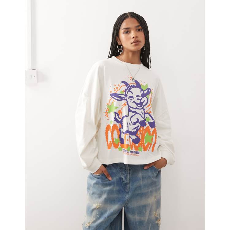 トップス GOAT x Optstuff LONG SLEEVE T-SHIRT goat optstuff long sleeve t-shirt tシャツ
