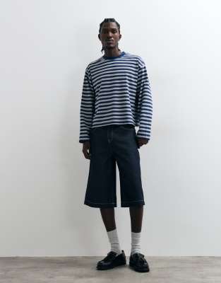 Collusion Long Sleeve Tee In Multi
