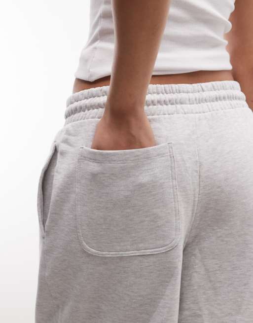 COLLUSION – Longline-Jogging-Shorts in Grau meliert, 4 von 5