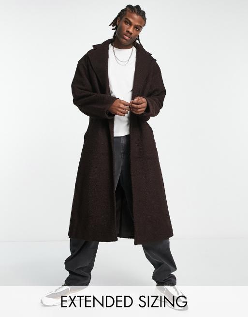 Longline on sale overcoat mens