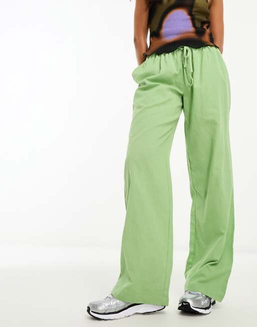 Women's linen beach on sale pants