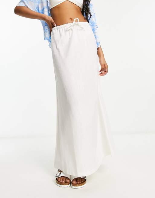 White high outlet low skirt uk