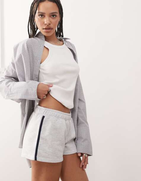 COLLUSION  low rise stripe micro shorts - view 1