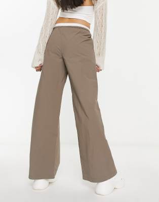 【BAON】Colfen Button Parachute Banding Pants BAON】Colfen Button Parachute Banding Pants (BAON/パンツ