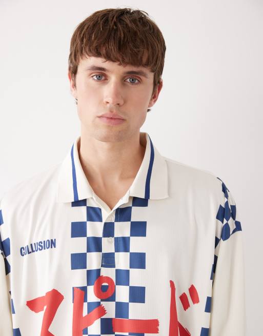 COLLUSION - Maglia unisex a maniche lunghe da calcio, 4 di 4