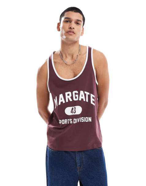 COLLUSION Margate sports relaxed singlet - view 1