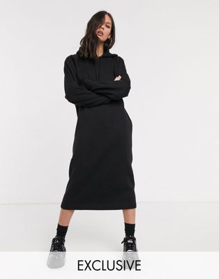 hoodie maxi dress
