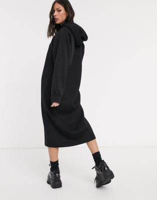 hoodie dress maxi