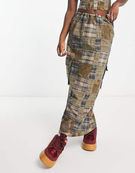 Camo utility skirt sale