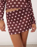 [Collusion] COLLUSION micro skirt in blur polka dot-Multi M BLUR SPOT