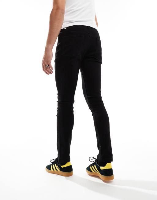 COLLUSION mid rise skinny jean in black - BLACK, 2 of 5