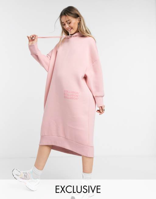 Collusion best sale hoodie dress