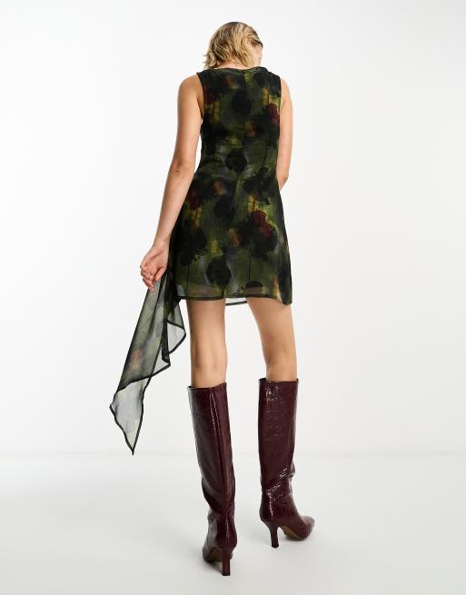collusion green dress Chloe dress