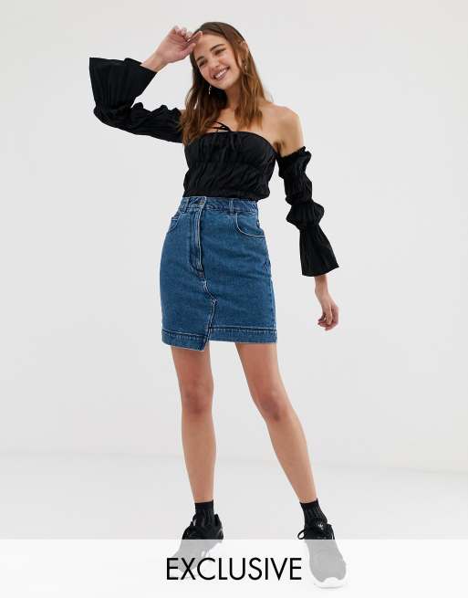 Jupe en shop jean asos