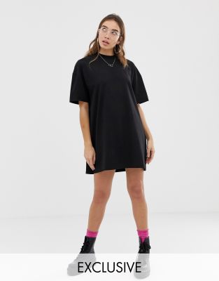 all black t shirt dress