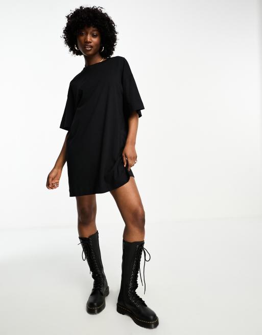 Asos black best sale t shirt dress