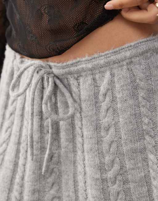 COLLUSION - Minigonna in maglia a trecce, 4 di 5