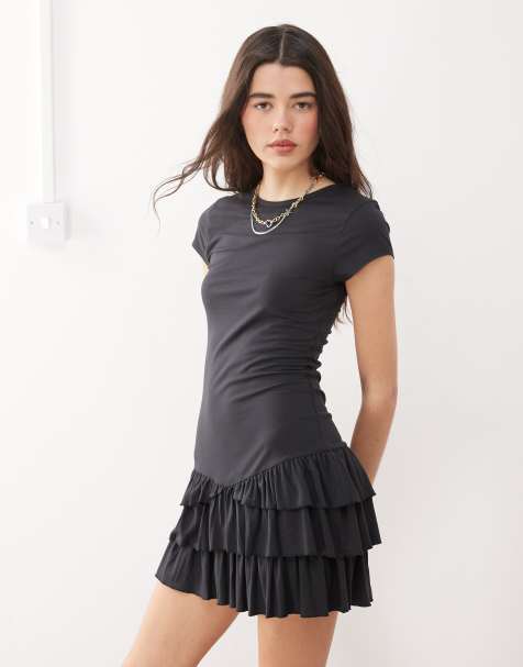 COLLUSION – Minikleid mit Rüschen - view 1