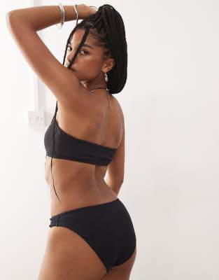 Collusion Mix And Match Crinkle Bandeau Bikini Top