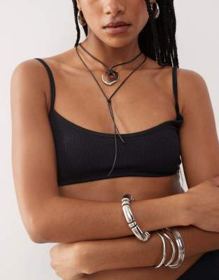 Collusion Mix And Match Crinkle Deep Scoop Bikini Bralet