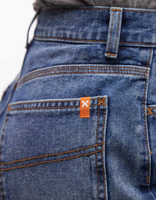 COLLUSION – Mom-Jeansshorts in mittlerer Waschung, 4 von 5