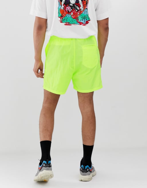 Asos best sale neon shorts