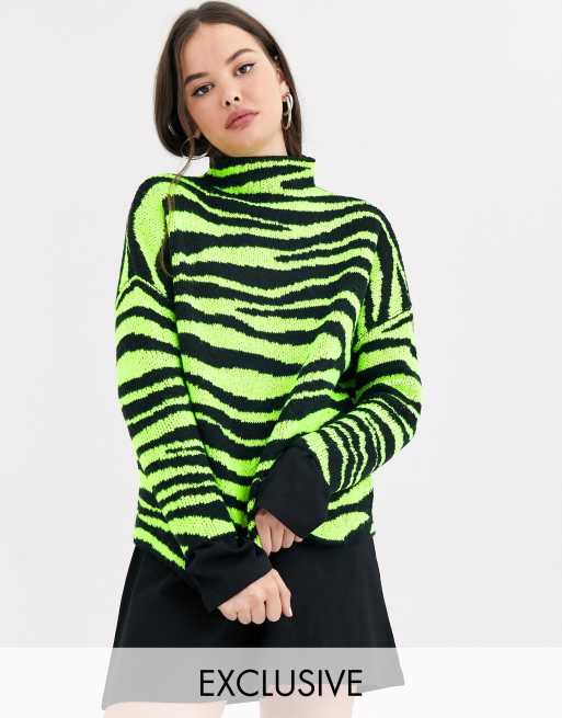 Asos on sale neon jumper