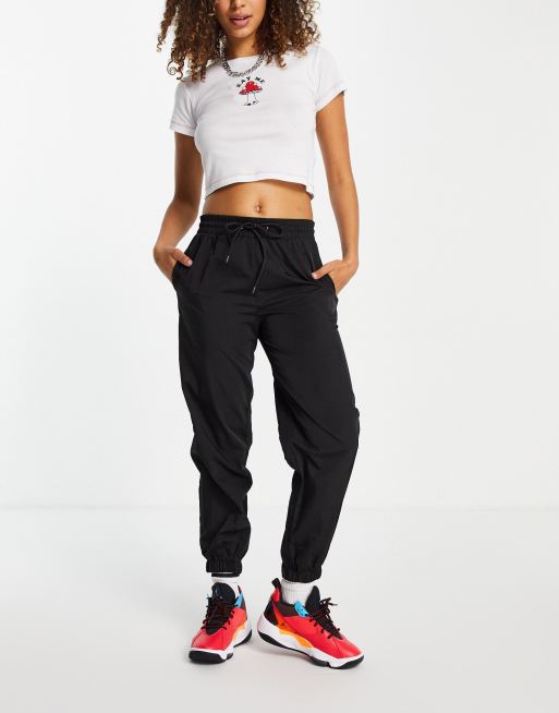 COLLUSION nylon jogger in black, 4 of 4
